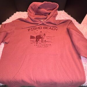 LG Men's Dusty Rose Pismo beachHoodie Sweater